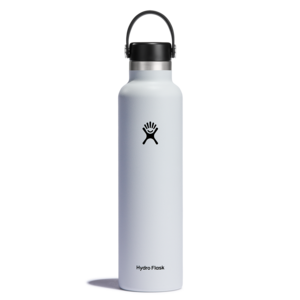 Hydro Flask 24oz Standard Mouth Water Bottle White