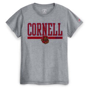 Women's Cornell with Bear Through C Tee