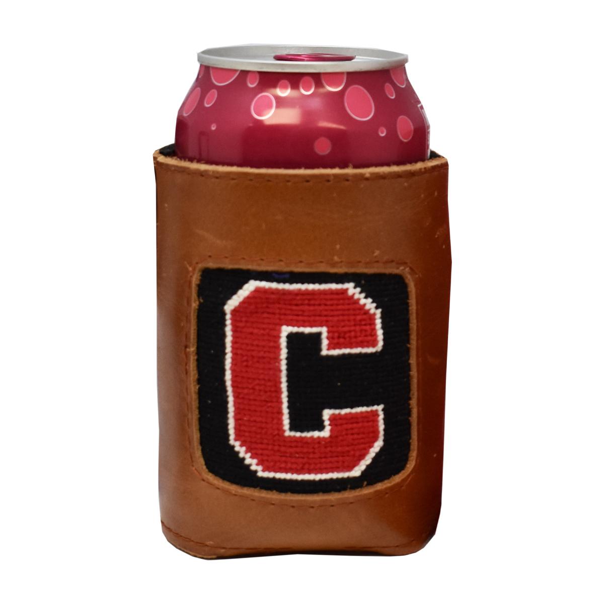 needlepoint block C bottle cooler