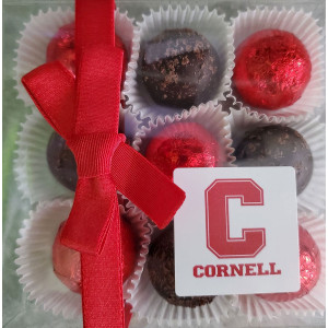 Finger Lakes Chocolate Cornell Truffle Box, 9 Pieces
