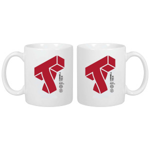 Cornell Tech Red Twisted T Mug
