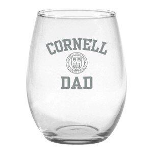 Cornell Dad Wine Glass Stemless 21oz