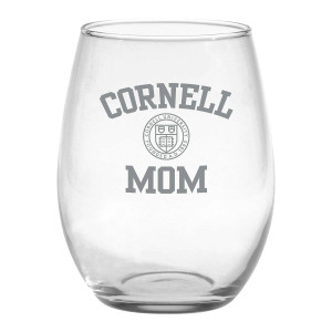 Cornell Mom Wine Glass Stemless 21oz