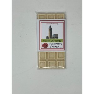 Finger Lakes Chocolates Cornell Raspberry Crunch White Chocolate Bar