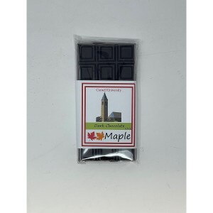 Finger Lakes Chocolates Cornell Maple Dark Chocolate Bar