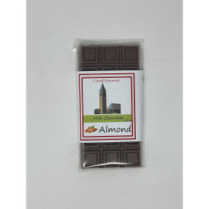 Finger Lakes Chocolates Cornell Almond Milk Chocolate Bar