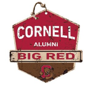 Cornell Alumni Big Red 20x20 Badge Sign