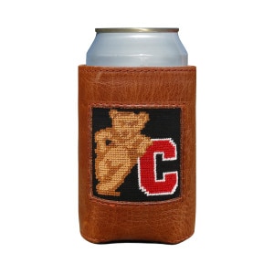 Bear Leaning on C Can Cooler