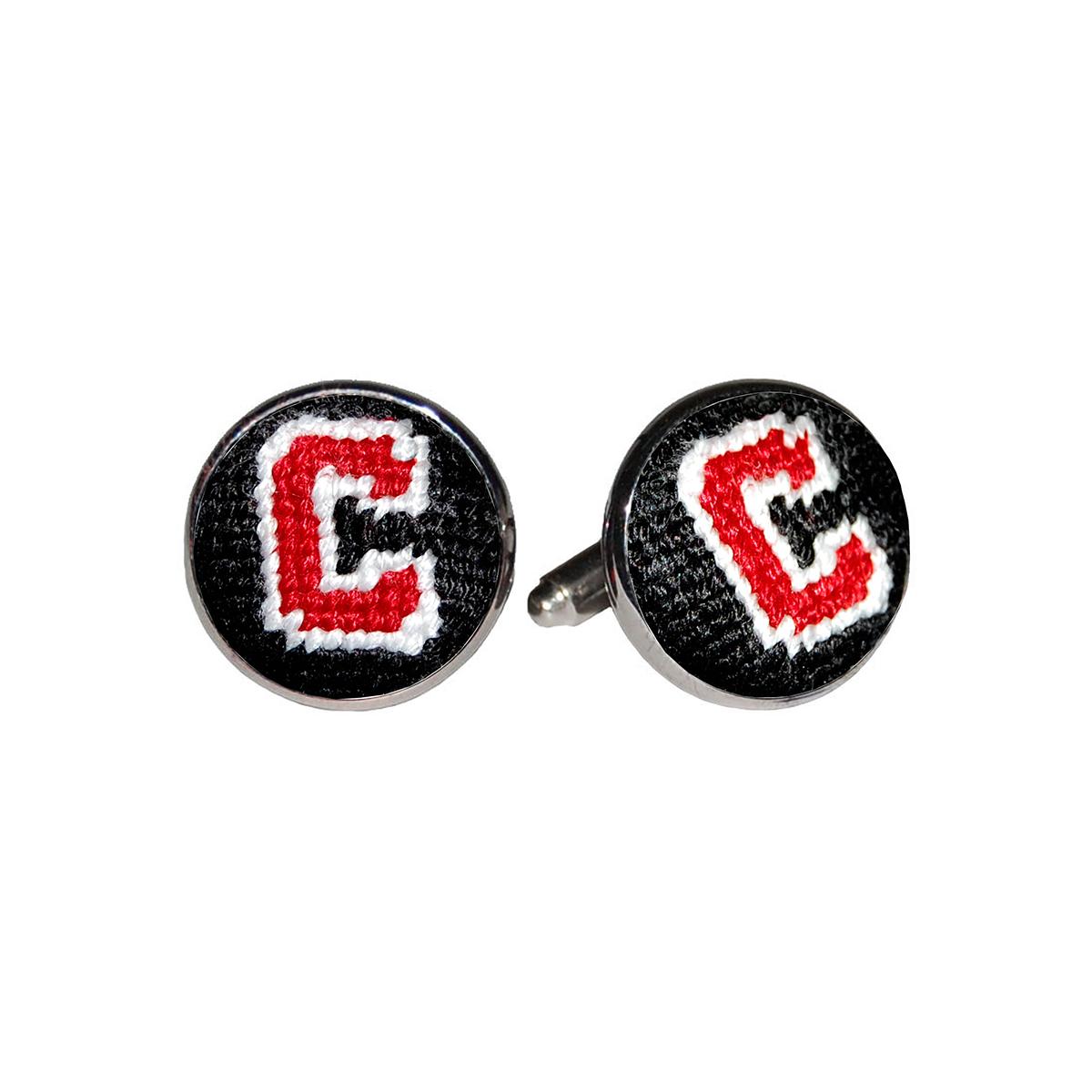 Needlepoint Block C Cufflinks