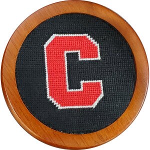 Needlepoint Block C Coaster Set
