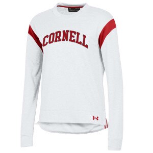 GAMEDAY Women's Cornell Red Sleeve Panel Crew