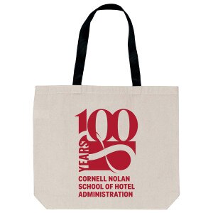 Cornell Nolan School of Hotel Administration 100th Anniversary Cotton Shoulder Tote
