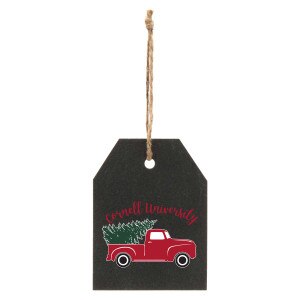 Slate Ornament Cornell Holiday Truck