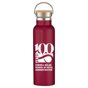 Cornell Nolan School of Hotel Administration 100th Anniversary Stainless Water Bottle