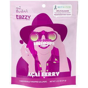 Tazzy Candy Do Good Acai Berry Lollipops