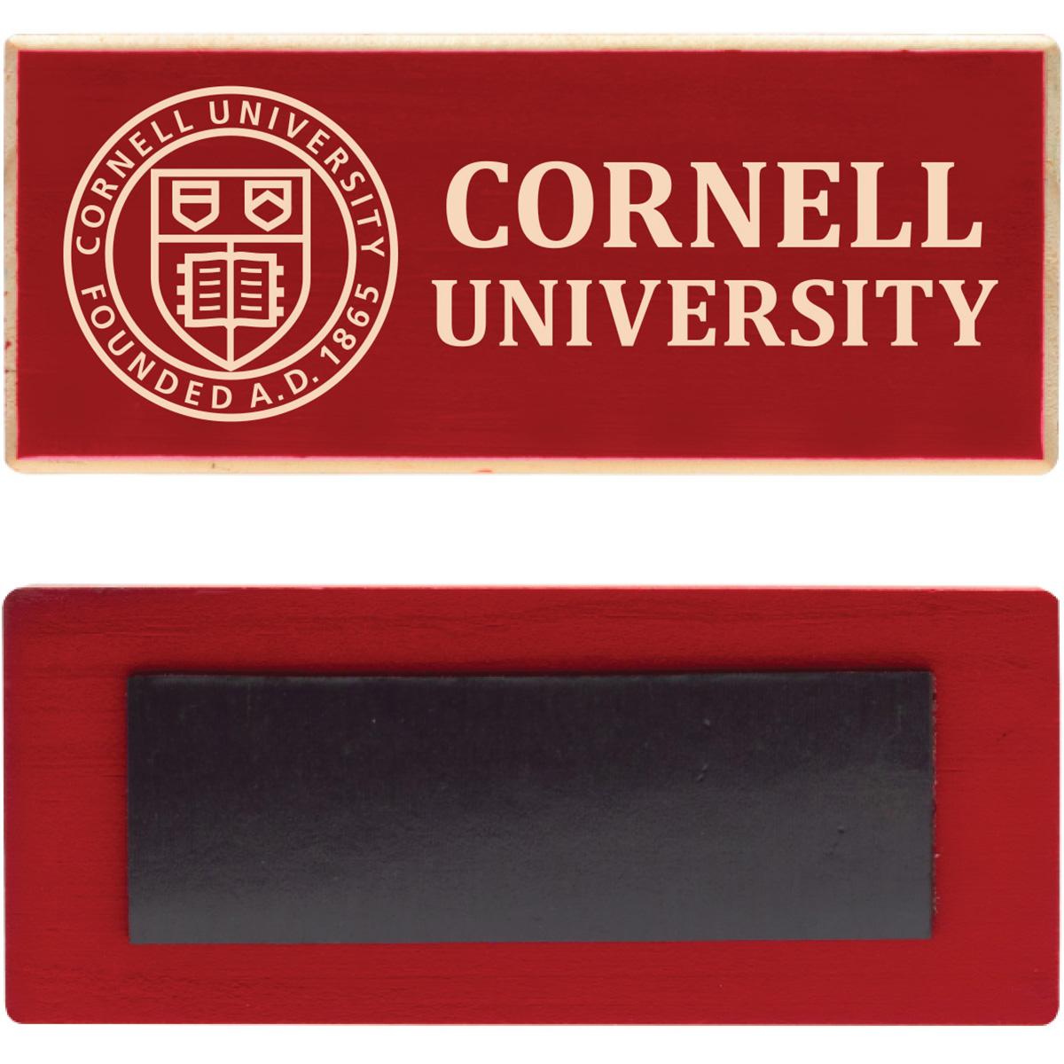 Wood Block Magnet Cornell U