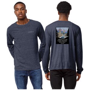 Ezra Cornell Quote Long Sleeve Tee