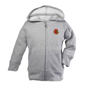 Bear Through C Embroidery Full Zip Sweatshirt-Infant