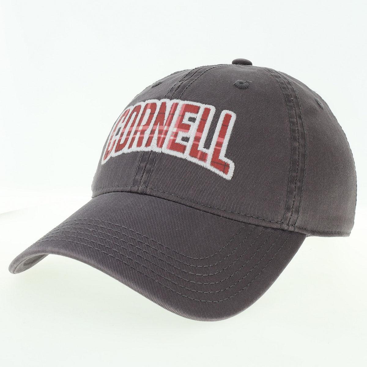 Cornell Tartan Cap charcoal