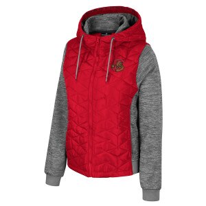 Women's Bear Through C Hooded Puffer Jacket