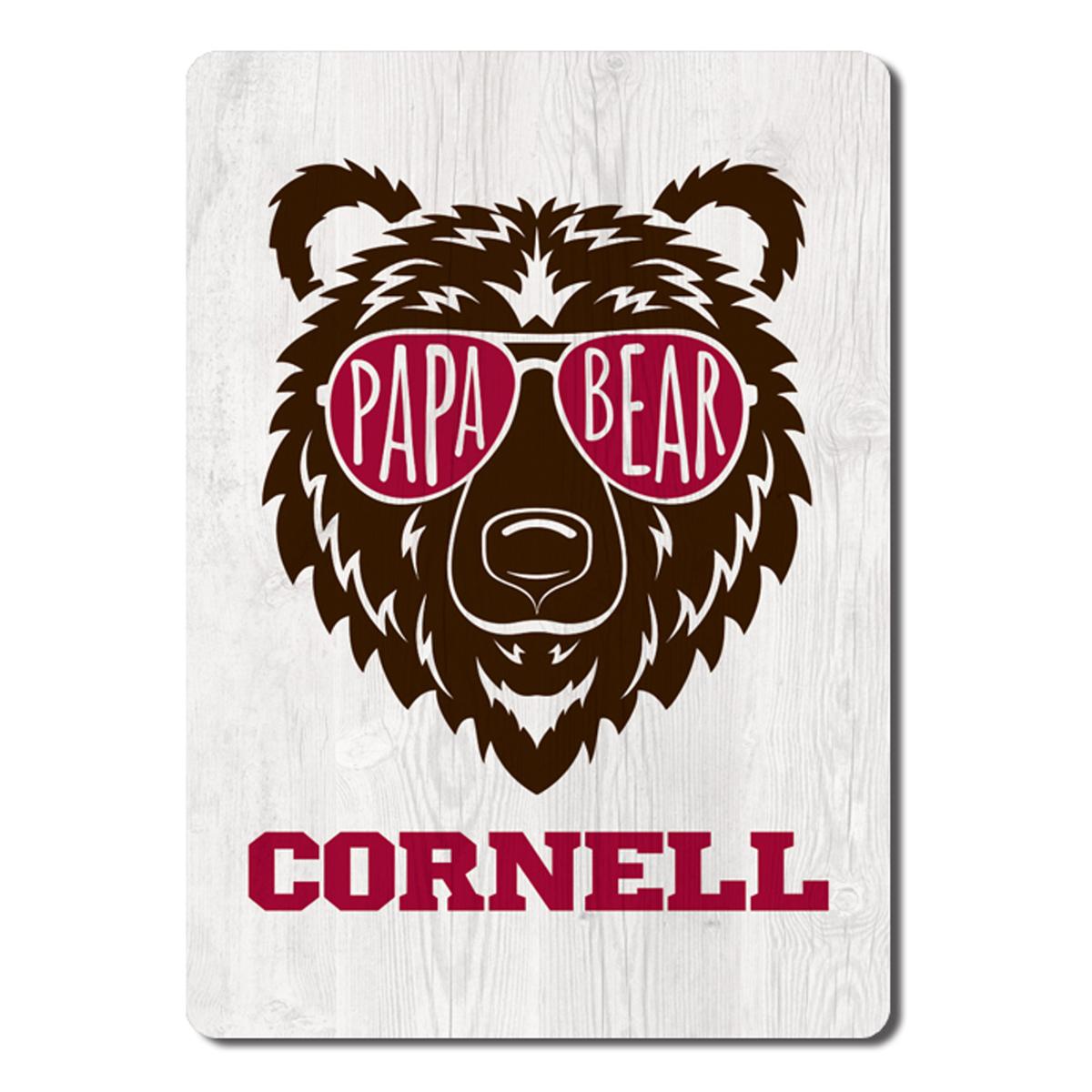 Square Papa Bear Magnet