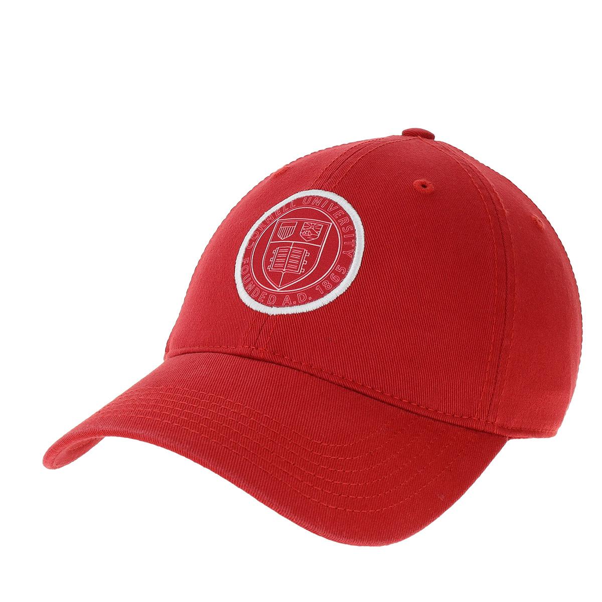 Cornell Printed Seal Patch Cap red