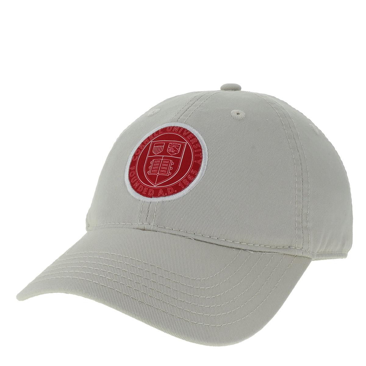 Cornell Printed Seal Patch Cap tan