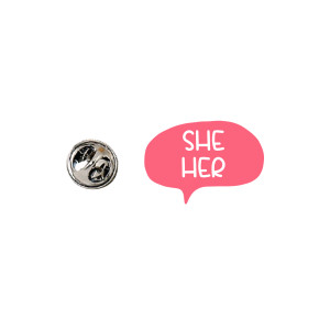 She/Her Lapel Pin