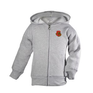 Bear Through C Embroidery Full Zip Sweatshirt