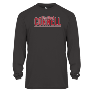 Youth Big Red Cornell Long Sleeve Performance Tee