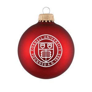 Cornell Seal Red Ornament