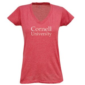 Women's Cornell University V Neck Tee