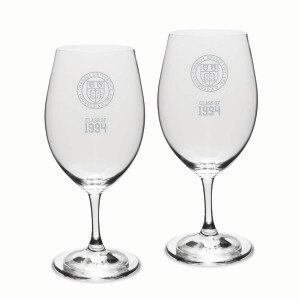 Custom Class of Cornell Riedel Red Wine Glass Set