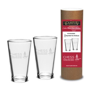 CHESS Pint Glass Set