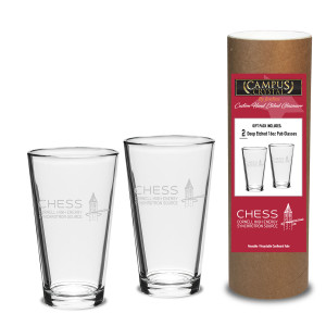CHESS Pint Glass Set