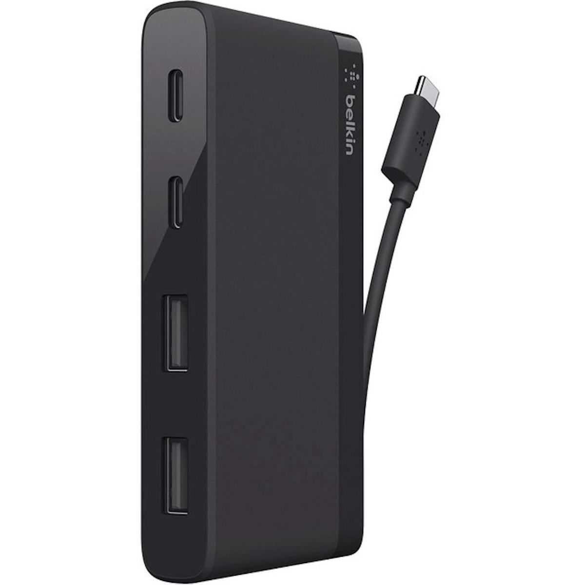 Belkin 4-Port Mini Hub USB-A USB-C