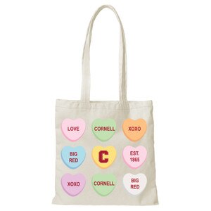 Cornell Conversation Heart Tote
