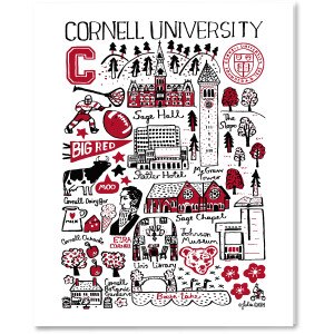 Cornell Julia Gash Coated 2 Pocket Folder