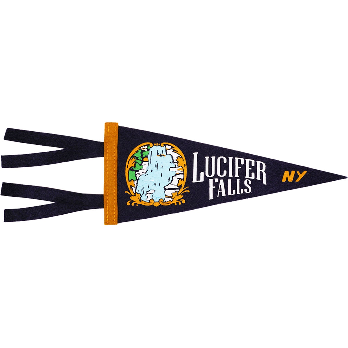 Lucifer Falls Pennant 4" x 9"