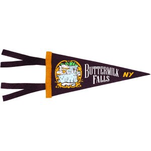 Buttermilk Falls Pennant 4" x 9"