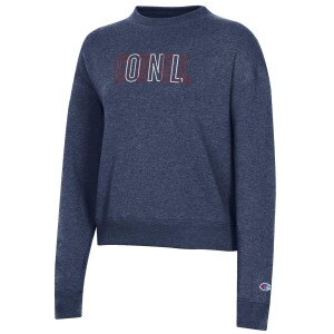 Champion Women's Multi Color Cornell Embroidered Crew