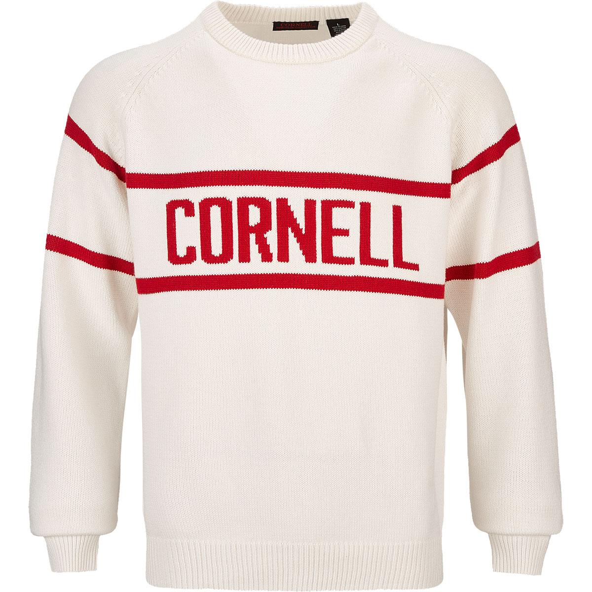 Bar Cornell Intarsia Sweater-RED-XS