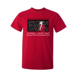 Cornell Dairy Bar Red Chalkboard Tee
