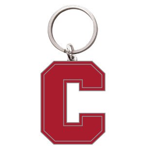 Block C Metal Key Tag
