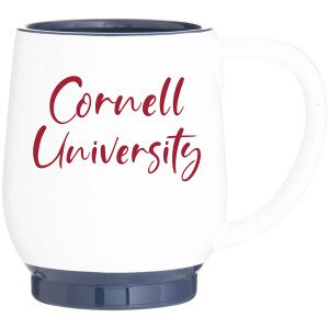 Cornell University White Mug with Blue Interior