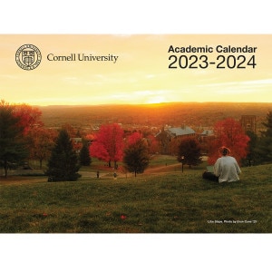 2023-2024 Cornell Academic Wall Calendar