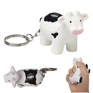Cornell Dairy Bar Cow Stress Reliever Keychain