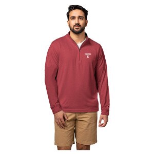 League Cornell Herringbone Quarter Zip