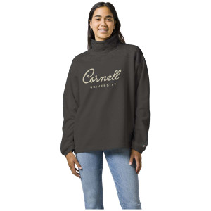 Women's League Cornell University Quilted Funnel Neck