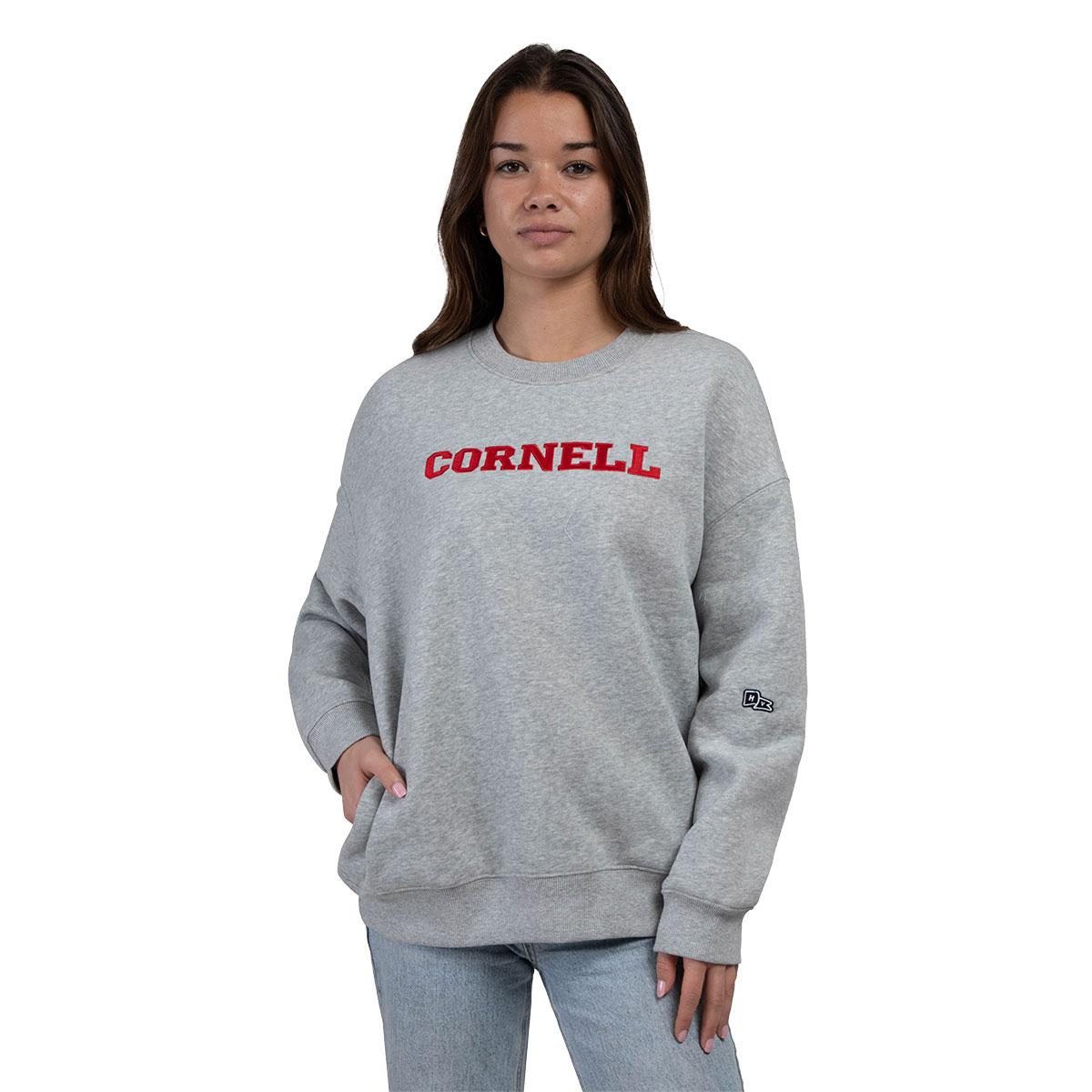 Women's Cornell Oversized Crew Swea